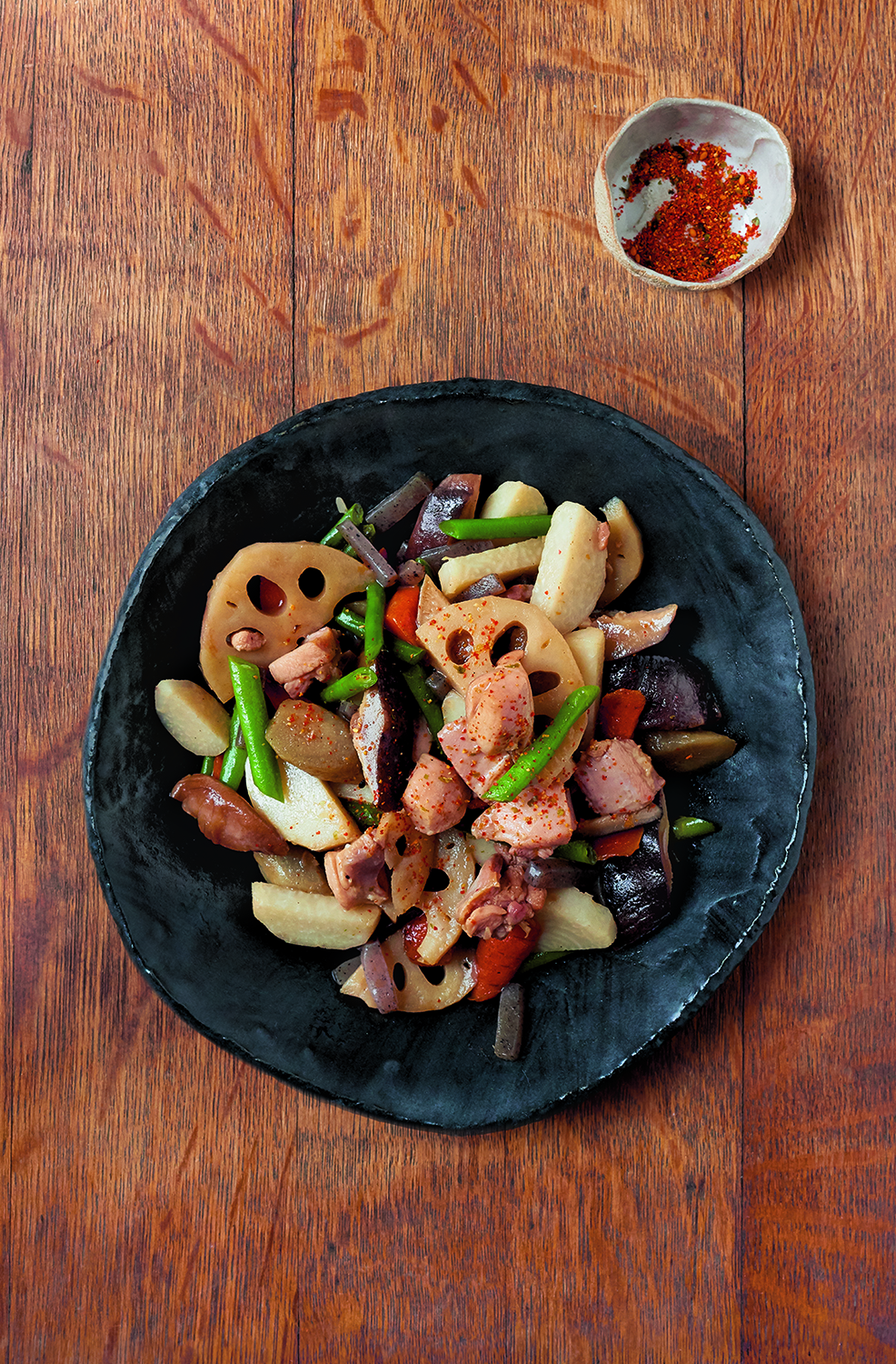 Simmered Chicken And Vegetables
