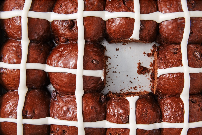Chocolate Hot X Buns