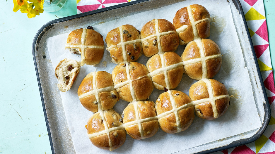 Vegan Hot X Buns