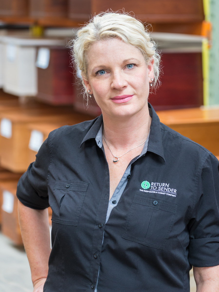 Julie Gilchrist, business manager of Return to Sender