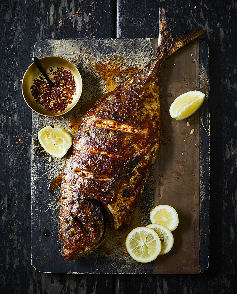 My Indian Kitchen. Baked Masala Fish. Recipe: Ashia Ismail-Singer.