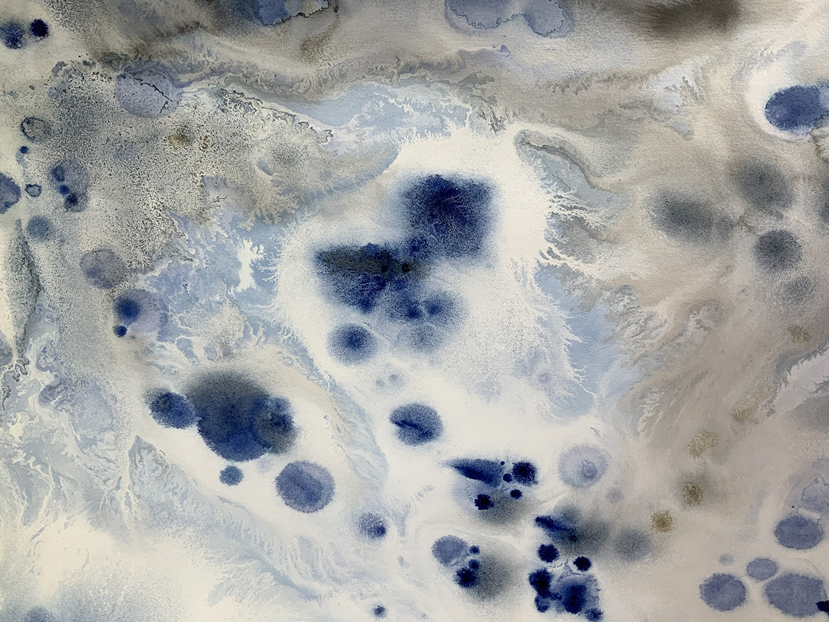 Kiran McKinnon, Floodlines (detail) 2020. Courtesy of the artist and Northart.