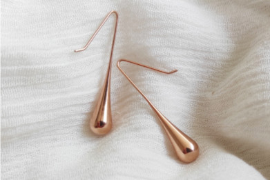 Kagi Rose droplet Earrings