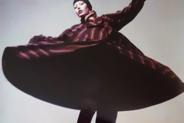 Abby Collins in Issey Miyake. 1970s.