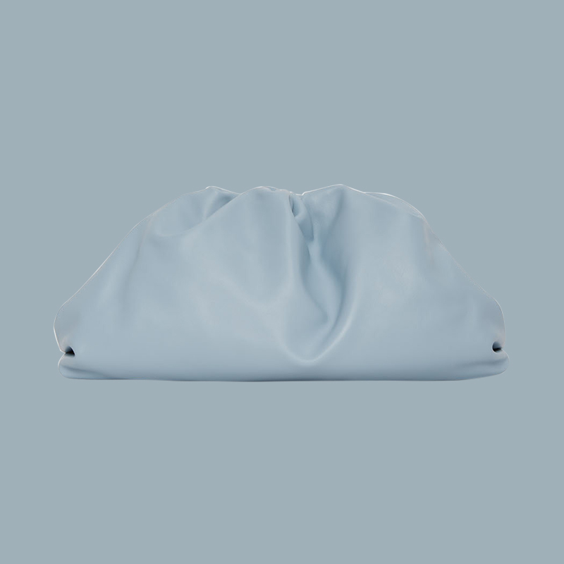 Blue 'The Pouch' Clutch Bottega Veneta