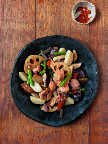 Simmered Chicken And Vegetables