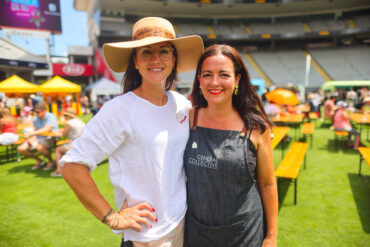 Rose, on the left, with her amazing side kick Sarah Langstone-Ross.