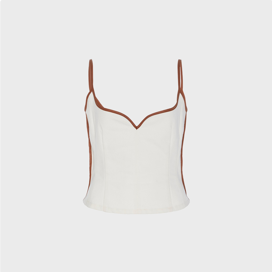 Paris Georgia Heart Singlet, $490