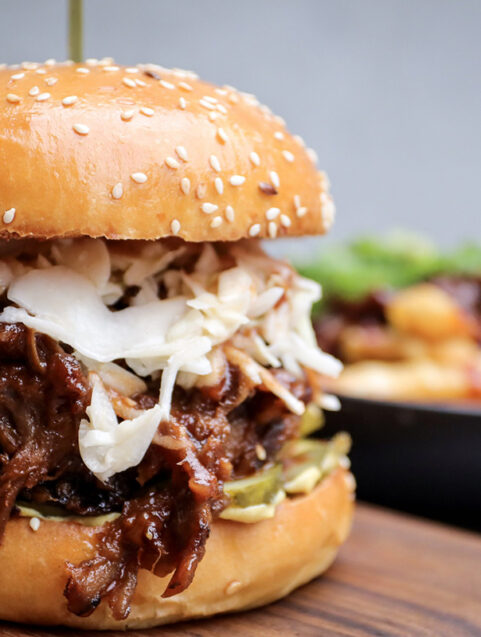 pork burger recipe