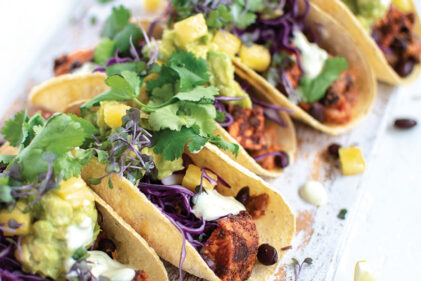 black bean tacos