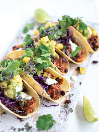 black bean tacos