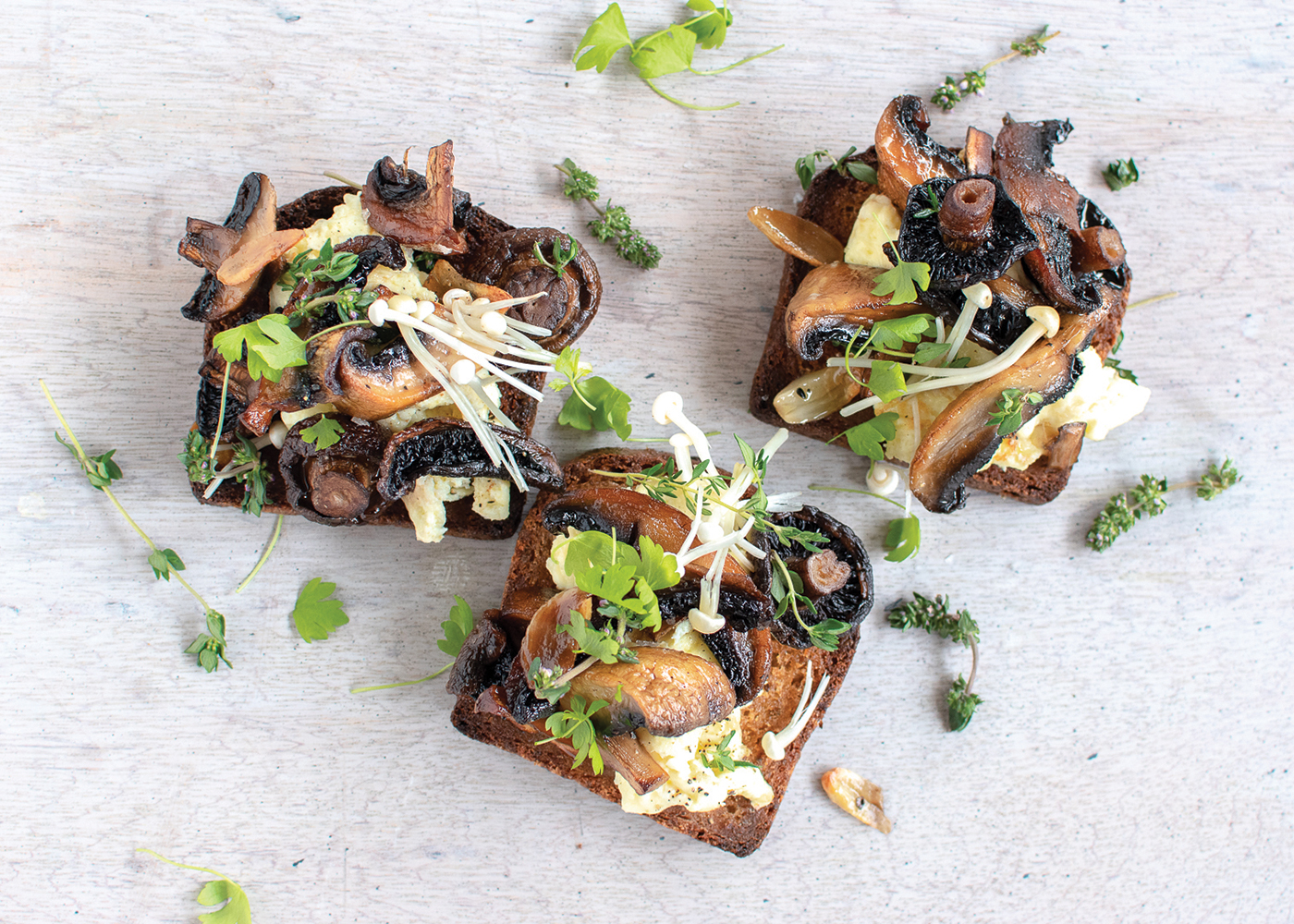 Truffled Mushrooms And Scrambled Eggs Recipe Verve Magazine