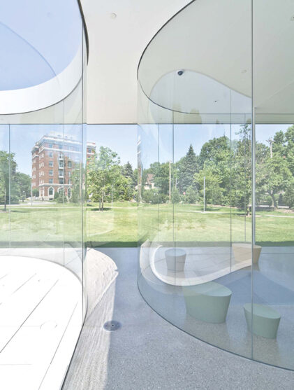 glass pavilion