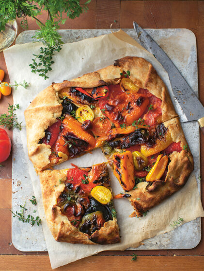 Grilled-Capsicum-Tomato-Tart