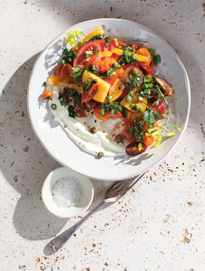 tomato with whipped feta recipe