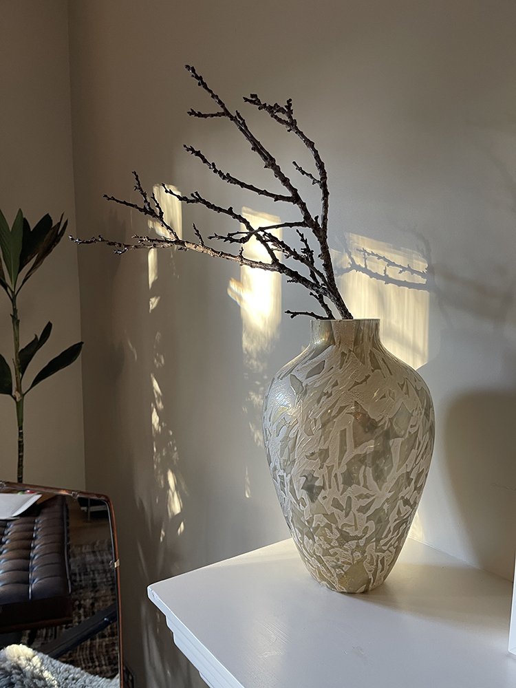 Faradays x Stories of Italy Vase - in Costance and Eddie's Auckland home