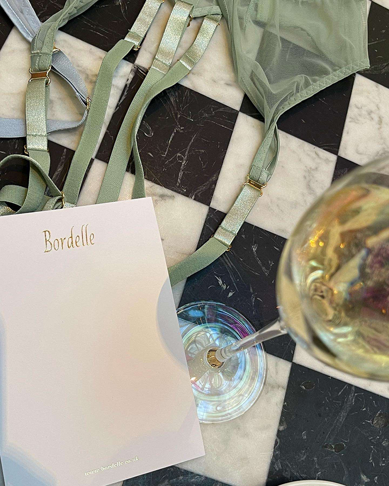 POV - doing a Bordelle lingerie buy over lunch in Paris