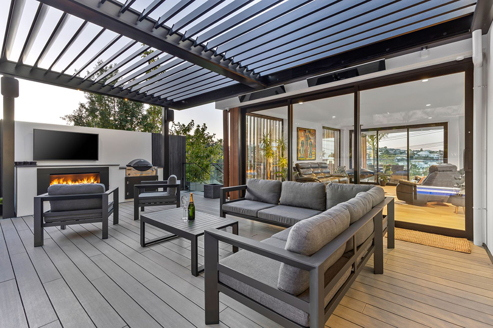 Explore the beauty of open-air living with Exo Louvre Systems.