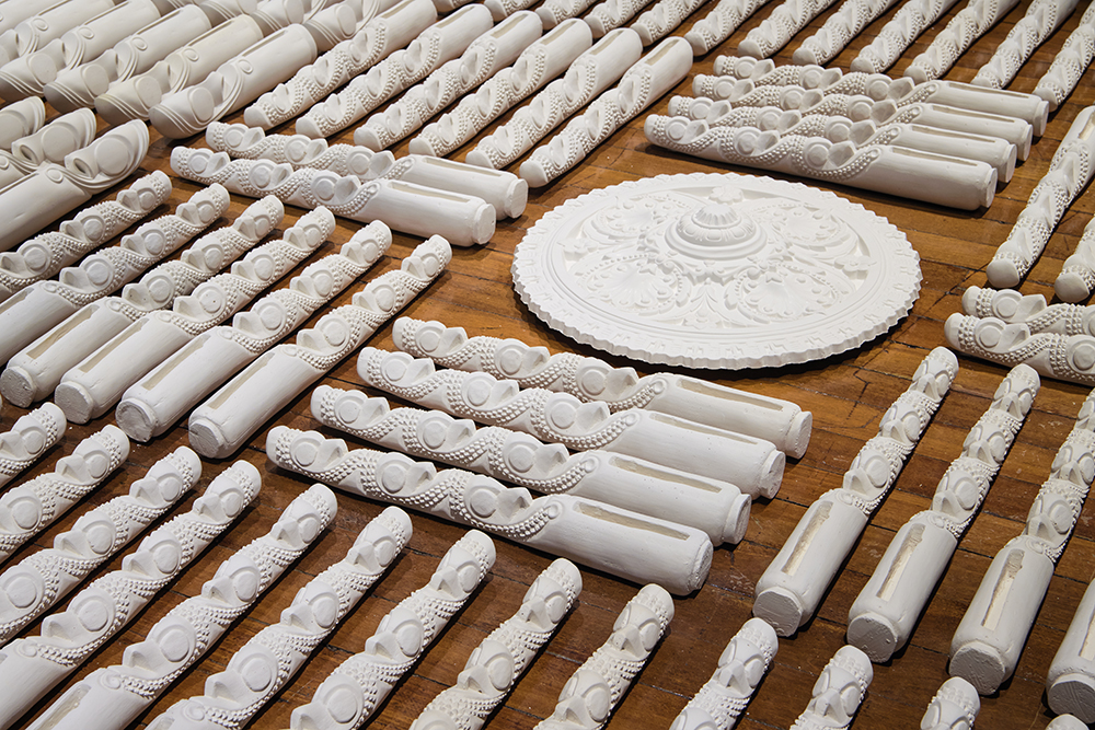 Jasmine Togo-Brisby, As above so below, 2022 (detail). Courtesy of the artist and Fremantle Arts Centre. Jasmine Togo-Brisby, As above so below, 2022 (detail). Courtesy of the artist and Fremantle Arts Centre.