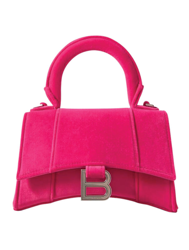 Balenciaga | Hourglass XS Velvet Tote