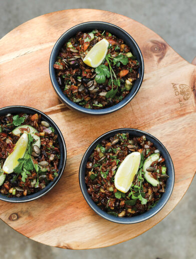 red rice salad