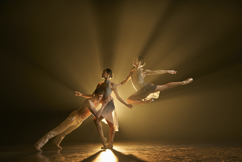 Artists Calum Gray and Jennifer Ulloa and Soloist Katherine Minor, photo by Ross Brown RNZB