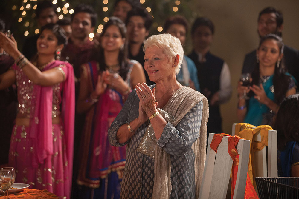 The Second Best Exotic Marigold Hotel ; Year : 2015 UK / USA ; Director : John Madden ; Judi Dench ; Photo: Laurie Sparham. Image shot 2015. Exact date unknown.
